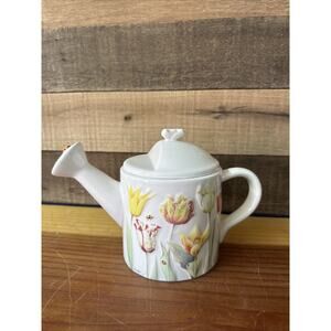 Hallmark Nature's Sketchbook Tulip Teapot Watering Can by Marjolein Bastin
